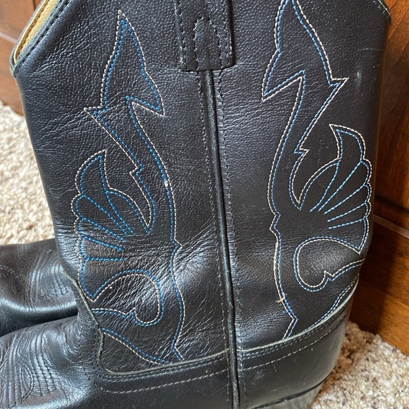 Masterson Boot Company Leather Boots Black Size 6 D - Picture 2 of 6